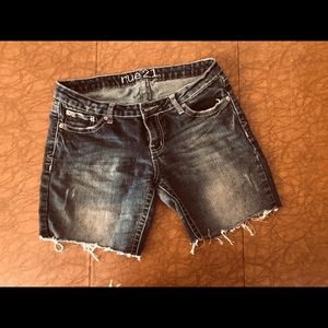 jean shorts Rue 21  size 10